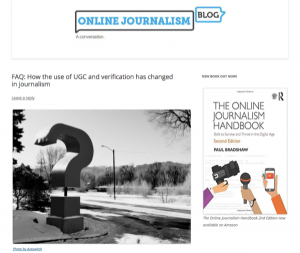 FAQ: How the use of UGC and verification has changed in journalism par Paul Bradshaw via Online Journalism Blog