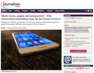 'More views, angles and perspective': Why community journalism may be the future of news par Caroline Scott via journalism.co.uk