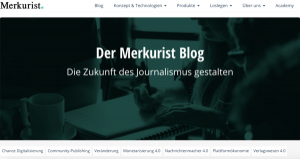 Der Merkurist Blog - Die Zukunft des Journalismus gestalten par Marina Wolf, Manuel Conrad et Teresa Conrad via Der Merkurist Blog
