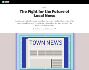 The Fight for the Future of Local News par Kate Knibbs via The Ringer