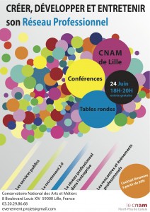 Affiche de la conférence Créer et développer son réseau professionnel